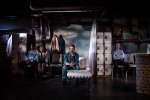 As Is, Bevan Celestine, Natalie Burt, Steven Webb & Russel Morton,Trafalgar Studios, 1 July - 1 August 2015. Courtesy Scott Rylander-022